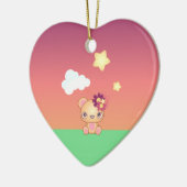 かわいいベア セラミックオーナメント (左)