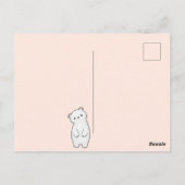 かわいいベア ポストカード (裏面)