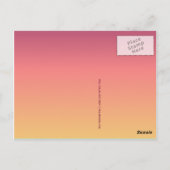 かわいいベア ポストカード (裏面)