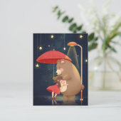 かわいいベア ポストカード (スタンド正面)