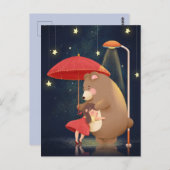 かわいいベア ポストカード (正面/裏面)