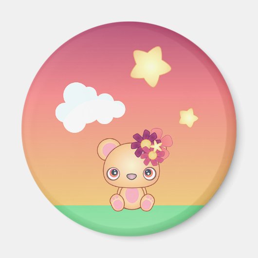 かわいいベア マグネット (正面)