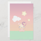 かわいいベア 便箋 (正面/裏面)