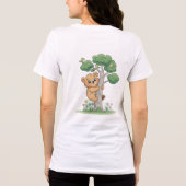 かわいいベアTシャツ トライブレンドＴシャツ (裏面)