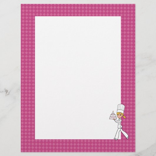 かわいいベイカーシェフアートインラインレシピページ (正面)