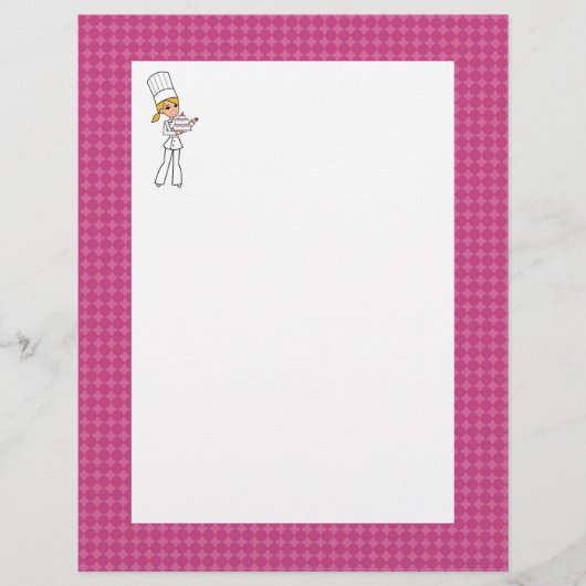 かわいいベイカーシェフアートインラインレシピページ (正面)