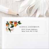 かわいいベイビーシャワーのお返し住所 ラベル (インサイチュ)