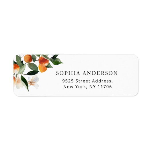 かわいいベイビーシャワーのお返し住所 ラベル (正面)