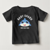 かわいいベイビーシャーク ベビーTシャツ (正面)