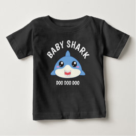 かわいいベイビーシャーク ベビーTシャツ