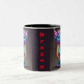 かわいいベイビードラゴン ツートーンマグカップ (中央)