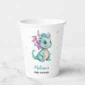 かわいいベイビードラゴン 紙コップ (正面)