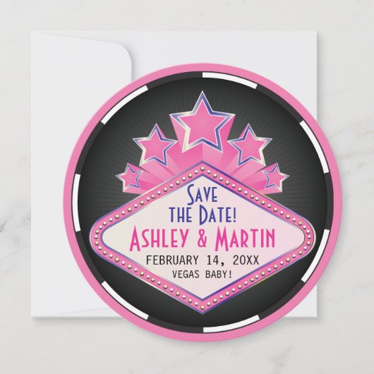 かわいいベガスカジノの目的地のウェディング救デート (正面)