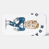 かわいいベクター・キャラクター・スーパーダッド Case-Mate iPhoneケース (裏面 (横))
