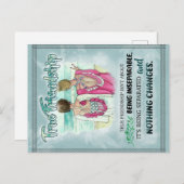 かわいいベストフレンドギフト、面白い友情の日ギフト ポストカード (正面/裏面)