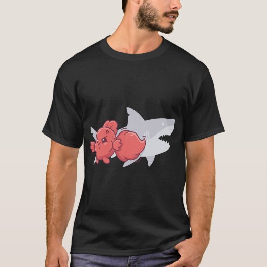 かわいいベタの怒り Tシャツ (正面)