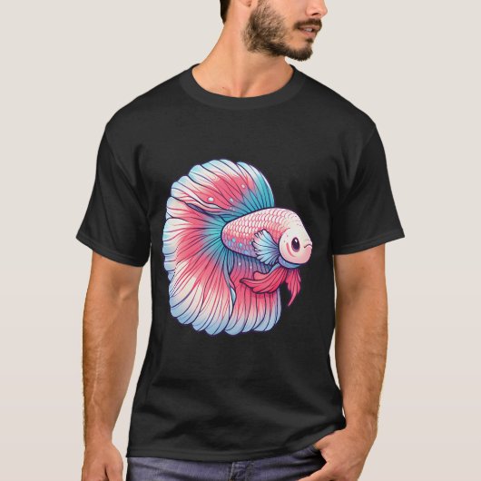 かわいいベタ Tシャツ (正面)