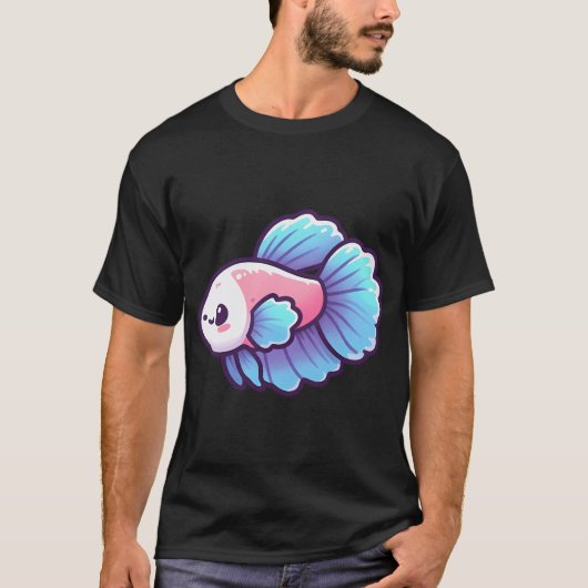 かわいいベタ Tシャツ (正面)