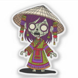 かわいいベトナムゾンビ シール