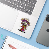 かわいいベトナムゾンビ シール (ノートパソコンとiPhone)