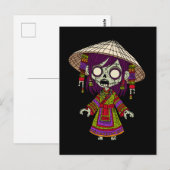 かわいいベトナムゾンビ ポストカード (正面/裏面)