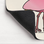 かわいいベニヘラサギ マウスパッド (コーナー)