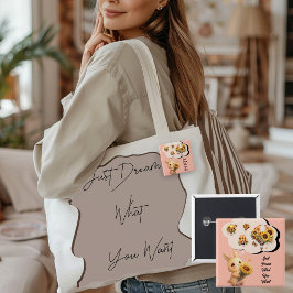 かわいいベビーうさぎ&ひまわりボタン 缶バッジ