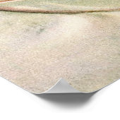 かわいいベビーがお風呂に ポスター (角)