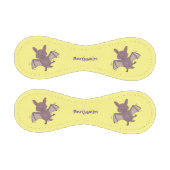 かわいいベビーこうもり飛んでいる漫画イラストレーション 野球ボール (パネル)