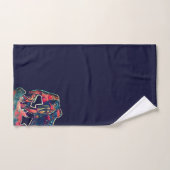 かわいいベビーとミイラゾウ バスタオルセット (ハンドタオル)