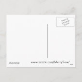 かわいいベビーのアヒル シーズンポストカード (裏面)