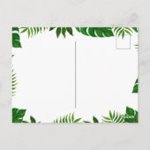 かわいいベビーのキツネ|のベビーシャワー|は感謝していしています ポストカード (裏面)