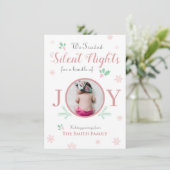 かわいいベビーのクリスマス シーズンカード (スタンド正面)