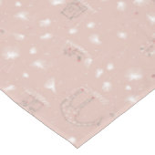 かわいいベビーのジャングル動物を表示するパターン テーブルクロス (アングル)