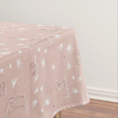 かわいいベビーのジャングル動物を表示するパターン テーブルクロス (インサイチュ)