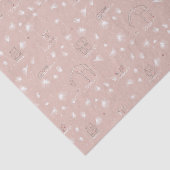 かわいいベビーのジャングル動物を表示するパターン 薄葉紙 (詳細)