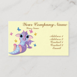 かわいいベビーのドラゴン 名刺