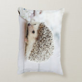 かわいいベビーのハリネズミの装飾の枕 アクセントクッション (裏面(縦))