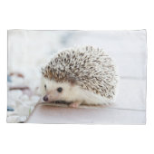 かわいいベビーのハリネズミ動物 枕カバー (裏面)