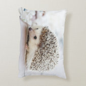 かわいいベビーのハリネズミ アクセントクッション (裏面(縦))