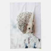 かわいいベビーのハリネズミ キッチンタオル (縦)