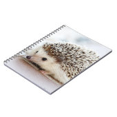 かわいいベビーのハリネズミ ノートブック (左側)