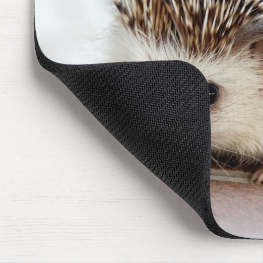 かわいいベビーのハリネズミ マウスパッド (コーナー)