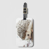 かわいいベビーのハリネズミ ラゲッジタグ (正面縦)