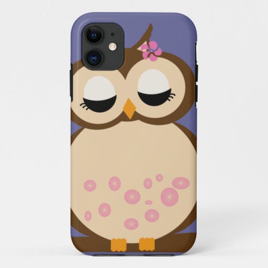 かわいいベビーのフクロウiphone5カバー Case-Mate iPhoneケース (裏面)