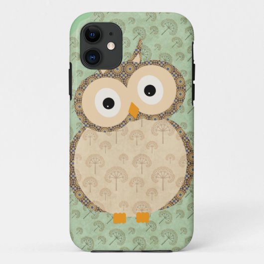 かわいいベビーのフクロウiphone5カバー Case-Mate iPhoneケース (裏面)