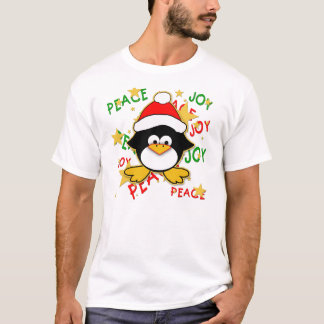かわいいベビーのペンギンの休日のTシャツ Tシャツ