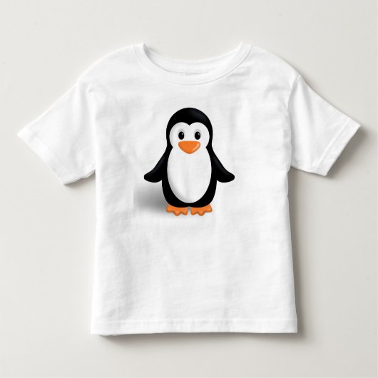 かわいいベビーのペンギン トドラーTシャツ (正面)