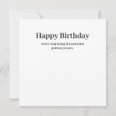 かわいいベビーのポスター カード (裏面)