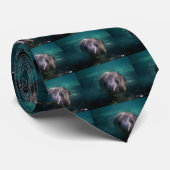 かわいいベビーのマナティーの人のタイ ネクタイ (ロール)
